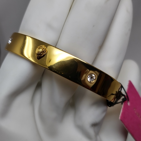 Kurt Geiger Eagle Crystal Hinge Bangle Bracelet - Picture 4 of 6